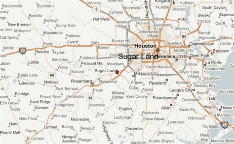 sugar land texas map.
